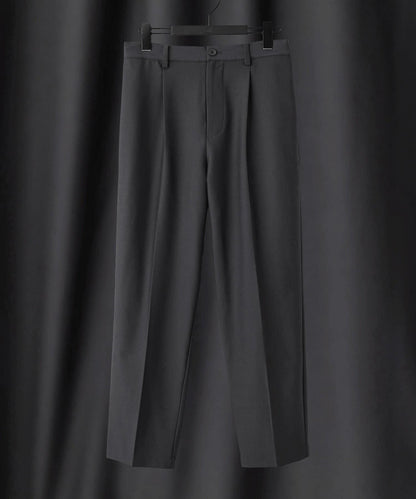 【套裝適配】可水洗彈力錐形褲