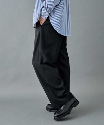 【套裝搭配適用】可水洗彈力寬鬆西褲