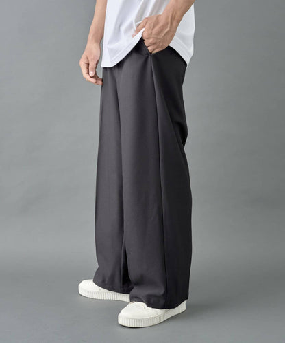 【套裝搭配適用】可水洗彈力寬鬆西褲