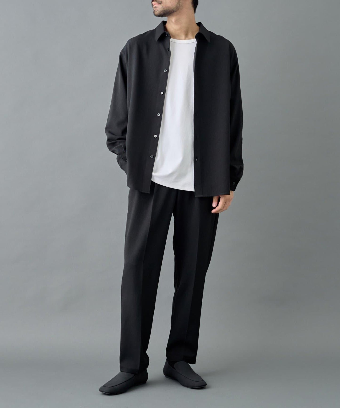 【套裝適配】可水洗彈力錐形褲