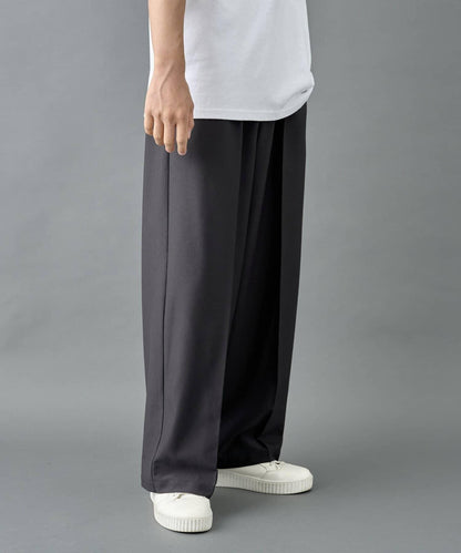 【套裝搭配適用】可水洗彈力寬鬆西褲