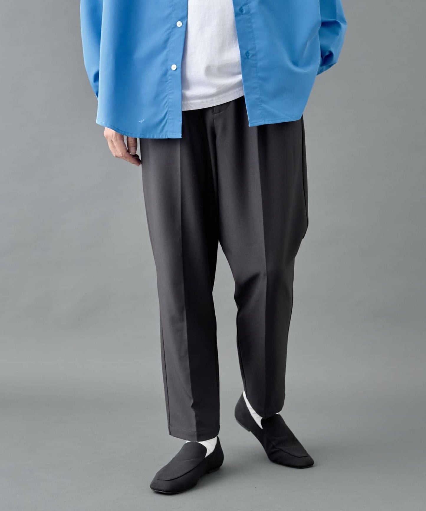 【套裝適配】可水洗彈力錐形褲