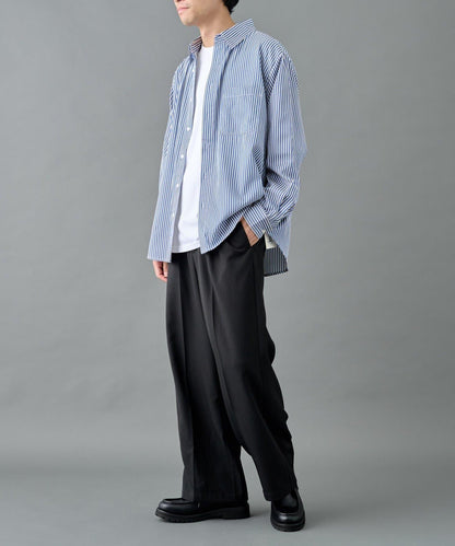 【套裝搭配適用】可水洗彈力寬鬆西褲