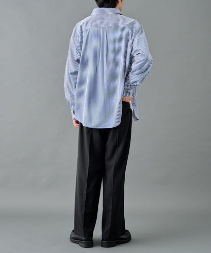 【套裝搭配適用】可水洗彈力寬鬆西褲