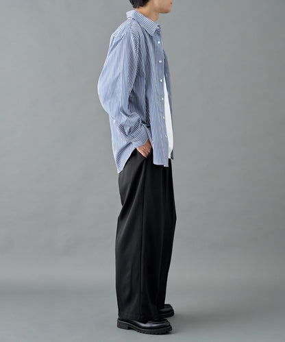 【套裝搭配適用】可水洗彈力寬鬆西褲