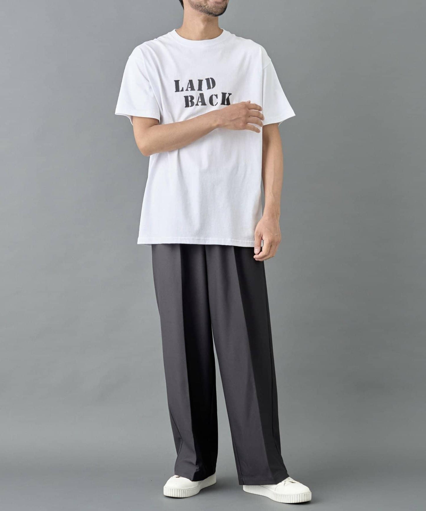 【套裝搭配適用】可水洗彈力寬鬆西褲