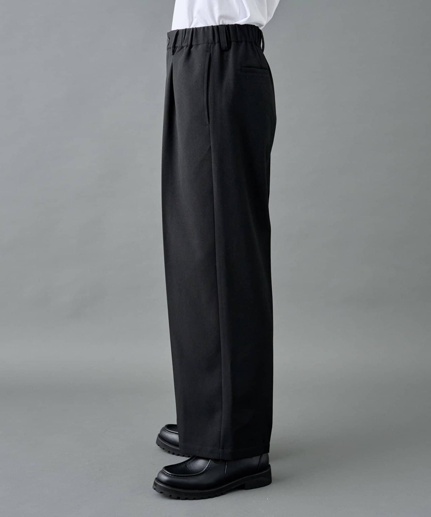 【套裝搭配適用】可水洗彈力寬鬆西褲