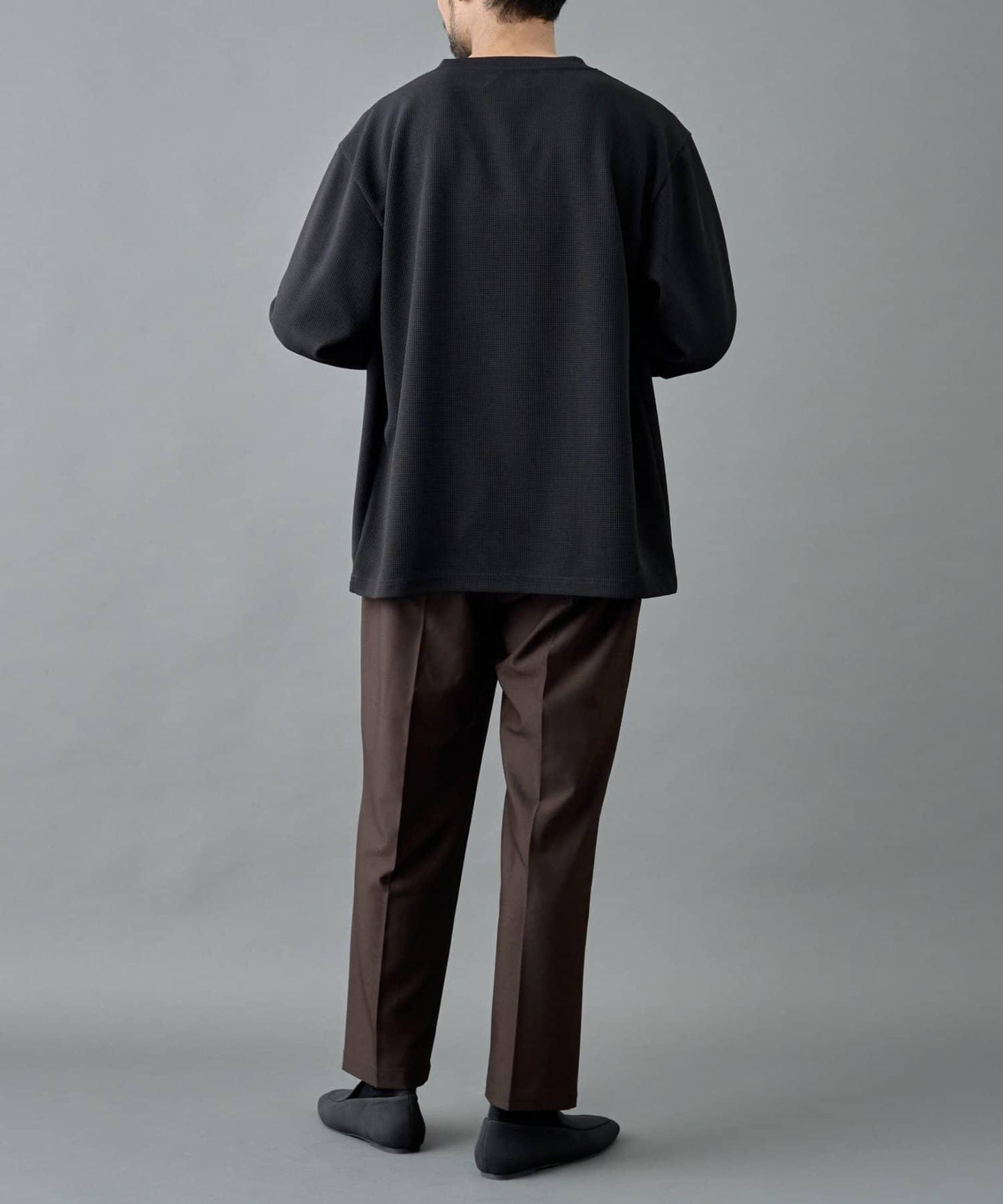 【套裝適配】可水洗彈力錐形褲