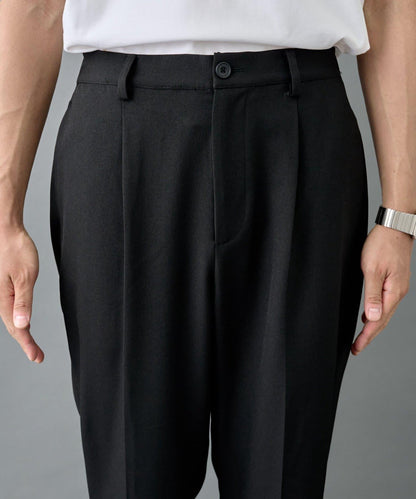 【套裝適配】可水洗彈力錐形褲