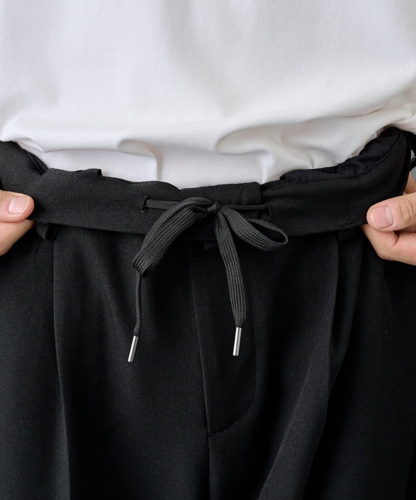 【套裝適配】可水洗彈力錐形褲