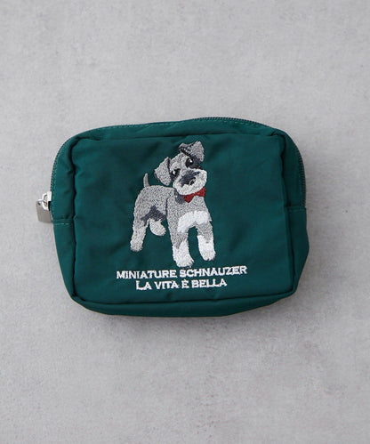 動物刺繡化妝包