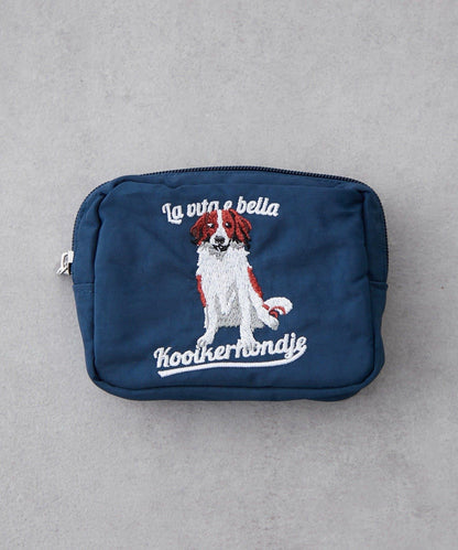 動物刺繡化妝包