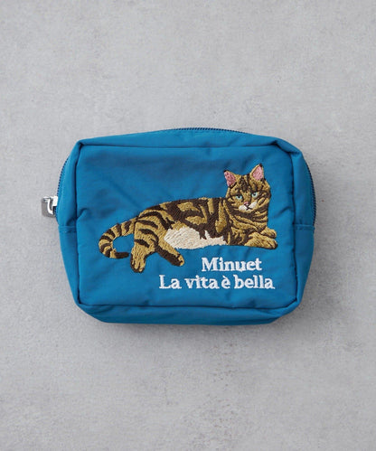 動物刺繡化妝包