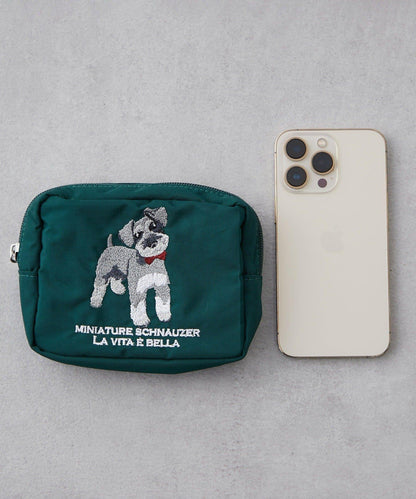 動物刺繡化妝包