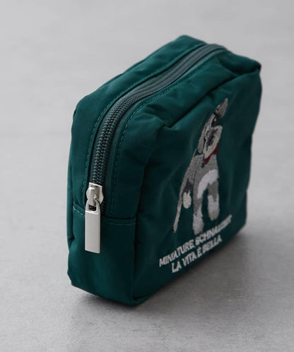 動物刺繡化妝包