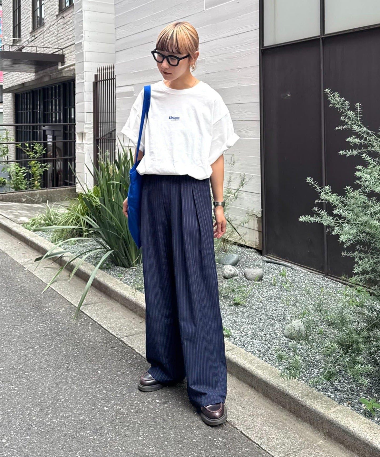 多色圖形印花T恤