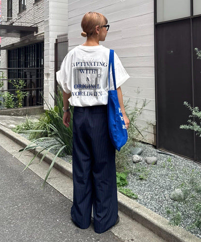 多色圖形印花T恤