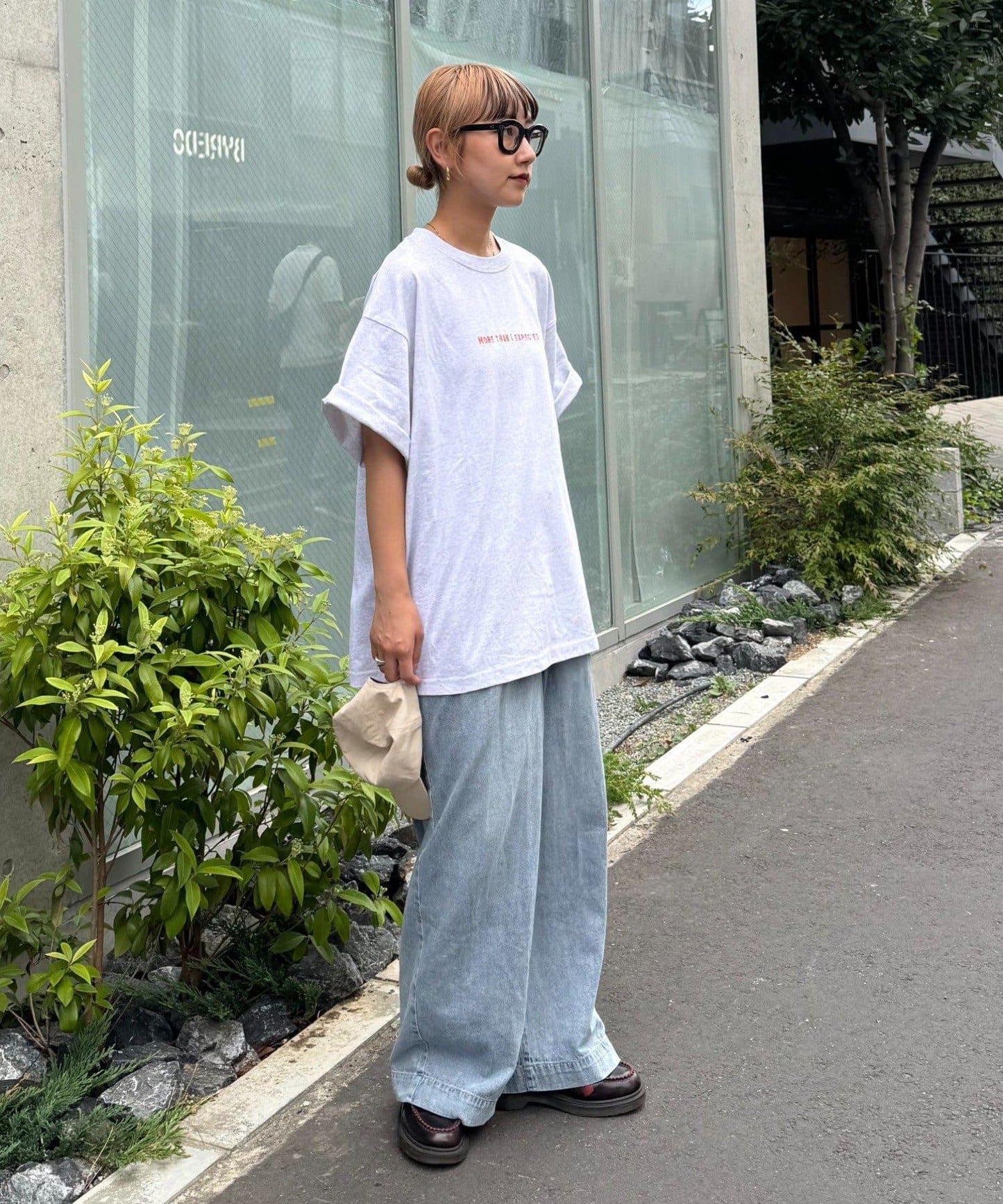 多色圖形印花T恤