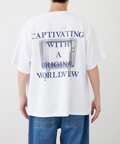 多色圖形印花T恤