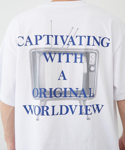 多色圖形印花T恤