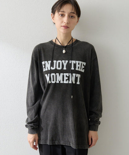 絨布印花長款T恤