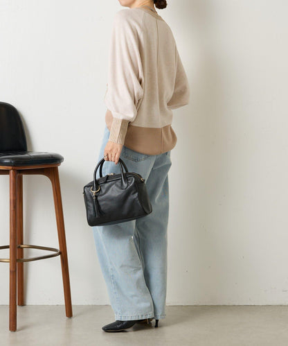 彩色拼塊針織衫