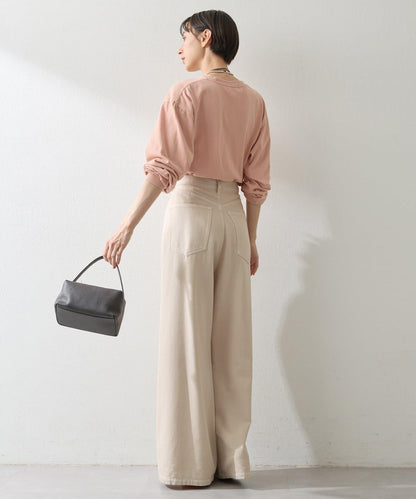 絨布印花長款T恤