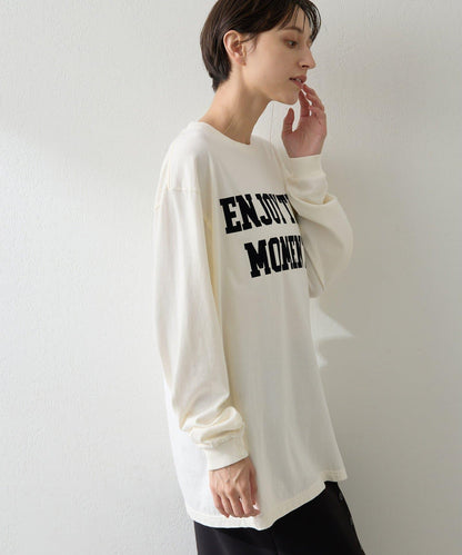 絨布印花長款T恤