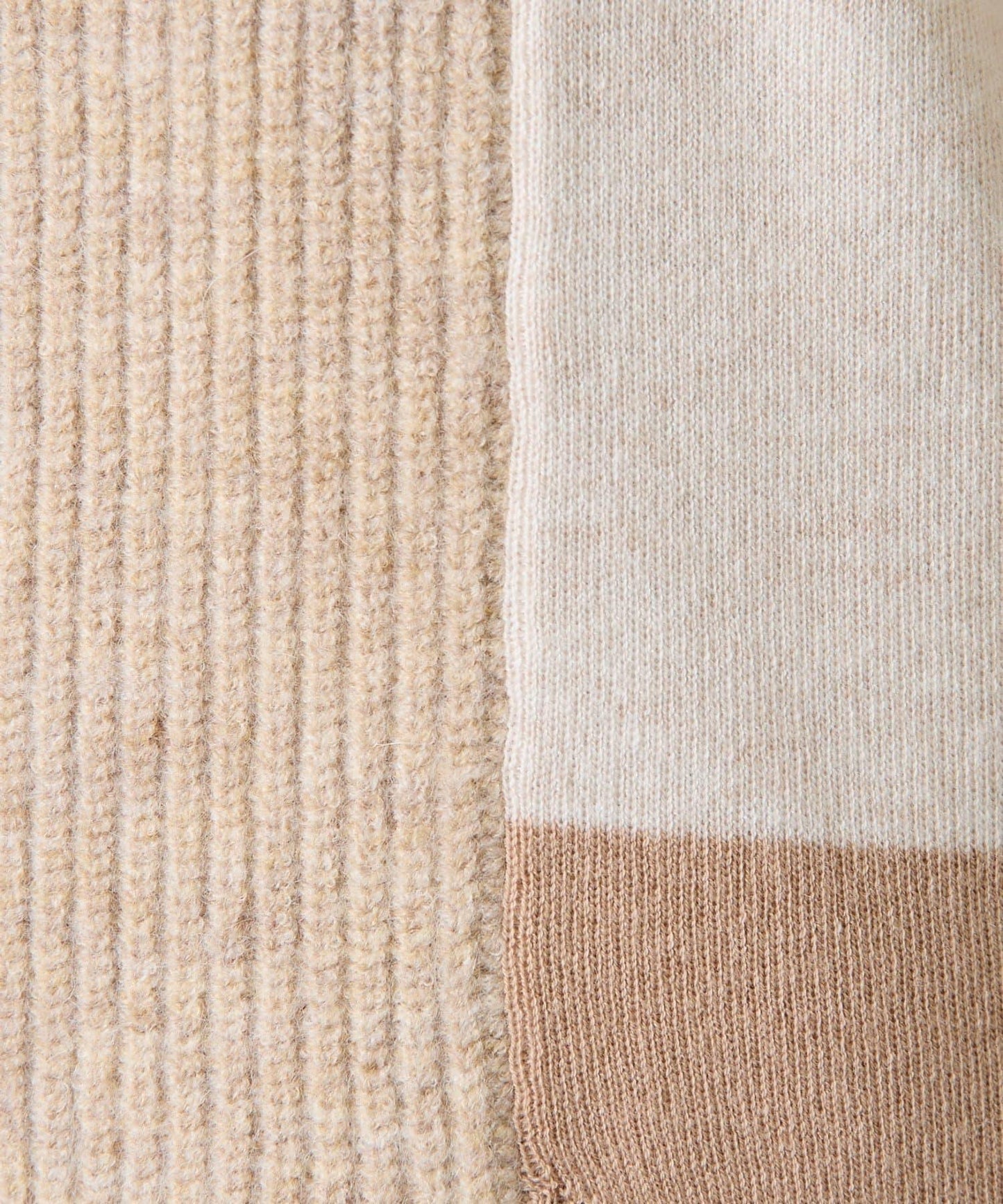 彩色拼塊針織衫