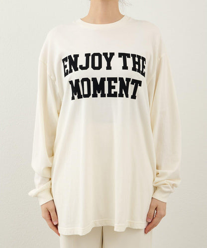 絨布印花長款T恤