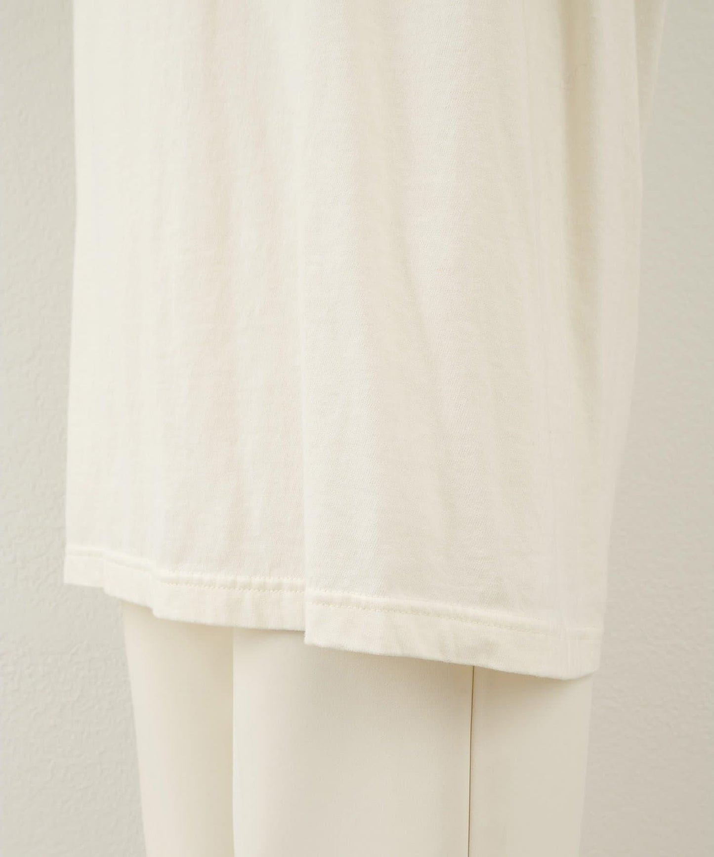 絨布印花長款T恤