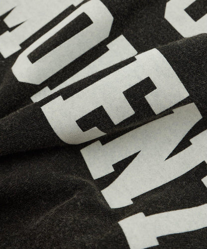 絨布印花長款T恤