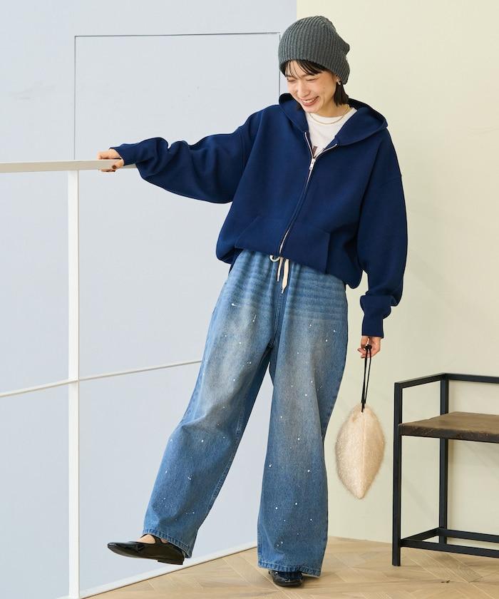 《機洗可》拉鍊開衫針織衫