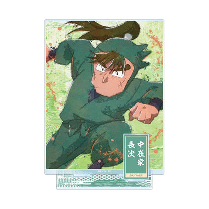 《忍者小亂太郎》_中長者次 grunge 帆布 帶配件的大型亞克力展示架