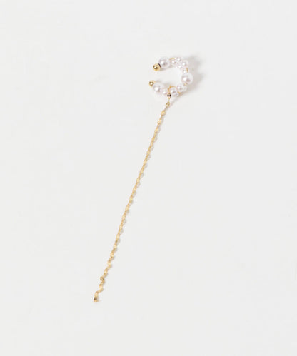 隨機珍珠鏈耳夾