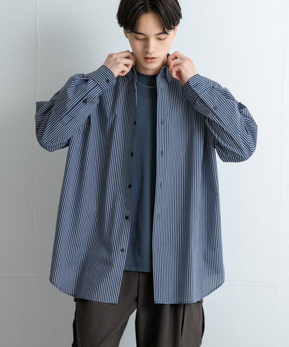 中性款寬鬆常規領襯衫