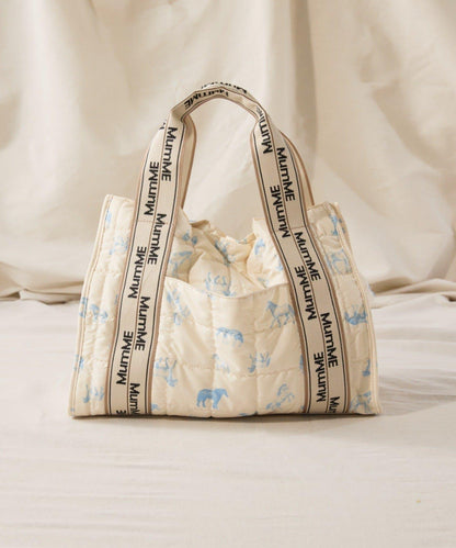 【Qinn×MumME】提花帶多功能包