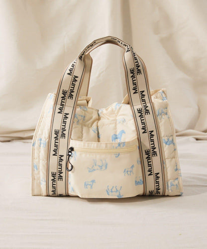 【Qinn×MumME】提花帶多功能包