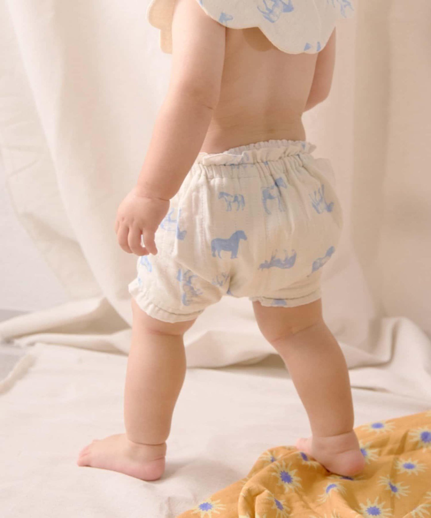 【嬰兒】【Qinn】雙層紗布布魯瑪