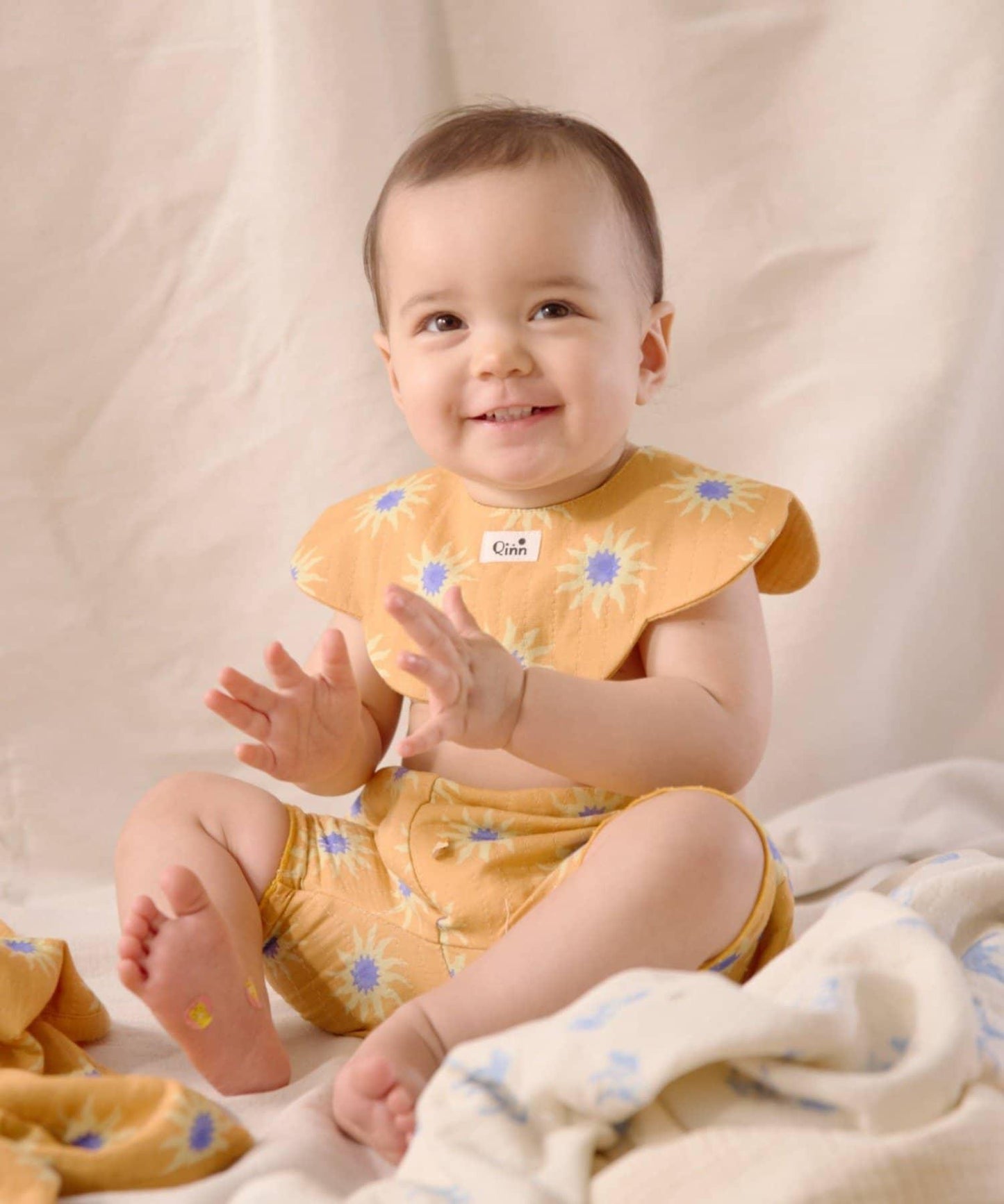 【嬰兒】【Qinn】雙層紗布布魯瑪