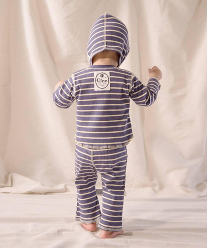 【嬰兒】【Qinn】條紋彈力緊身褲