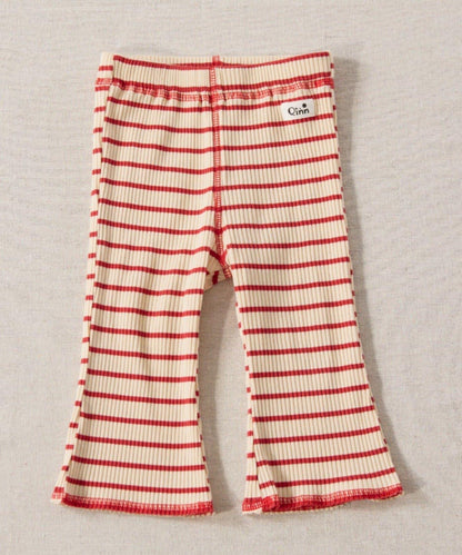 【嬰兒】【Qinn】條紋彈力緊身褲