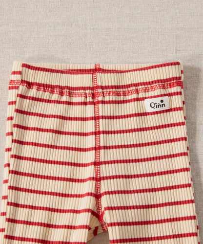 【嬰兒】【Qinn】條紋彈力緊身褲