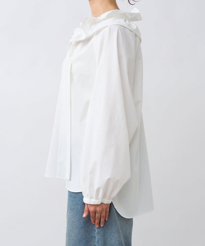 【復古款】多羅斯荷葉領褶邊襯衫/8月下旬發貨預定