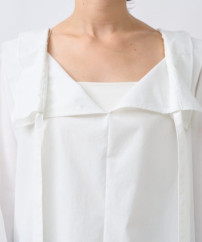 【復古款】多羅斯荷葉領褶邊襯衫/8月下旬發貨預定