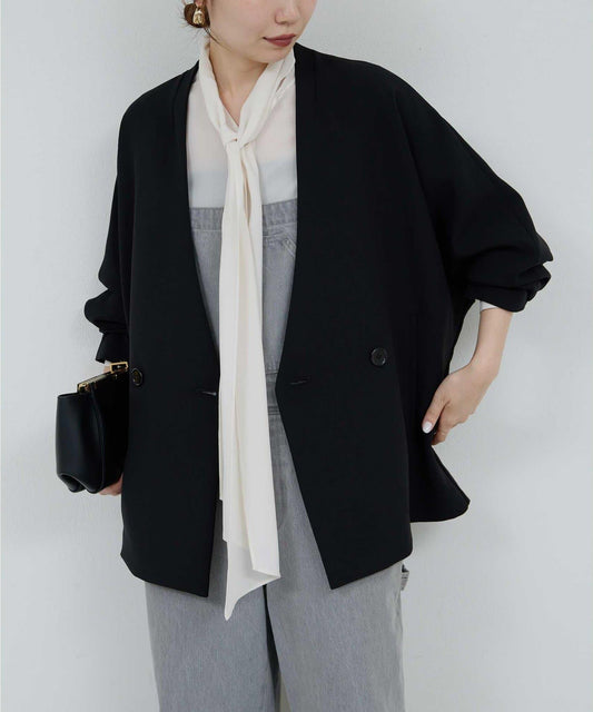 運動風寬鬆袖夾克