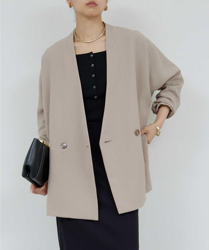 運動風寬鬆袖夾克