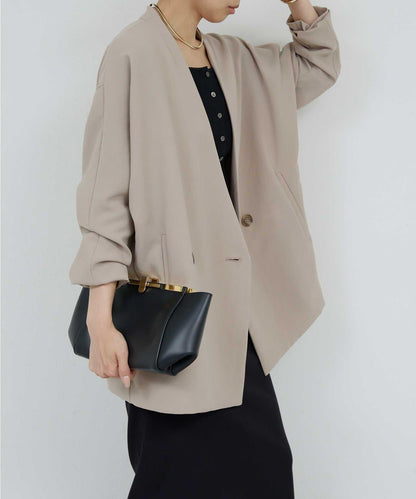 運動風寬鬆袖夾克