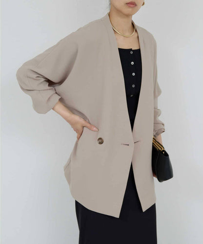 運動風寬鬆袖夾克