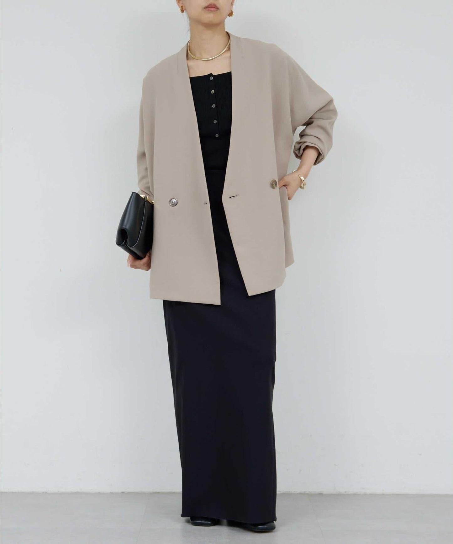 運動風寬鬆袖夾克